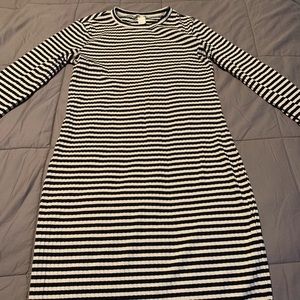 Striped Fitted Dress